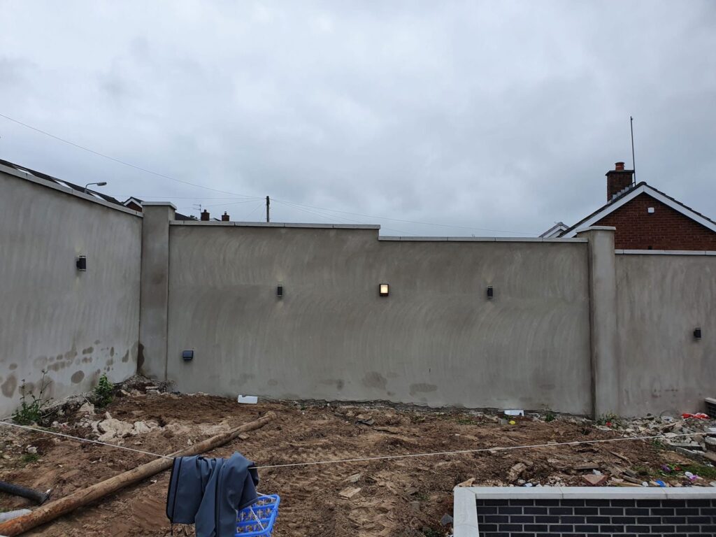 Garden wall lighting