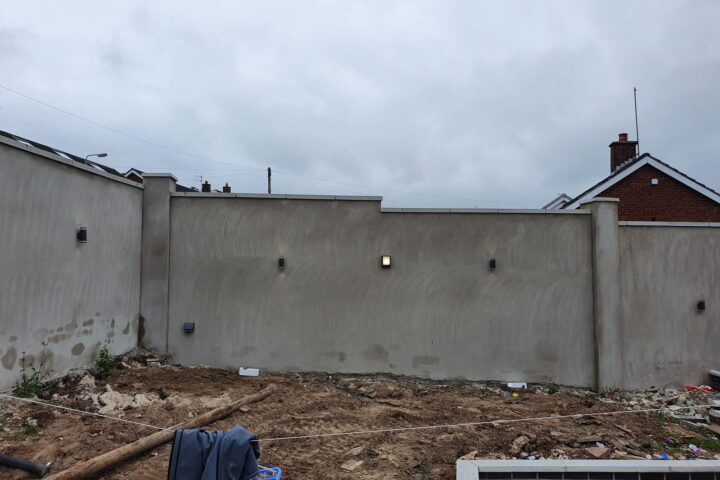 Garden wall lighting